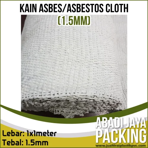 Kain Asbes 1.5mm X 40M Tahan Panas / Asbestos Cloth Rollan