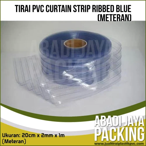 Tirai Strip Curtain / PVC Curtain Ribbed 20cm X 2mm