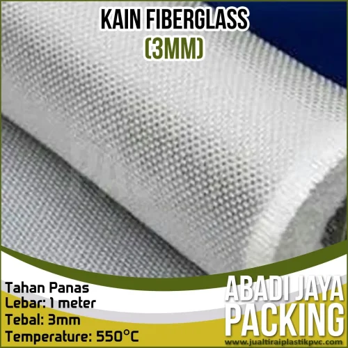Kain Fiberglass 3mm Tahan Panas