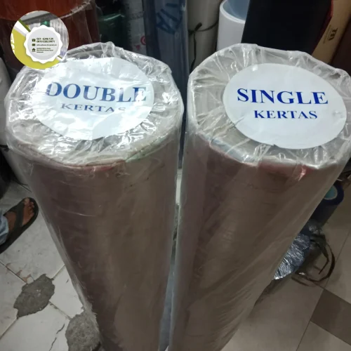 Aluminium Foil Atap Roll Single Benang / Single Side Satu Sisi