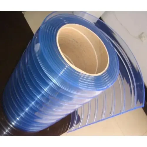 Tirai Plastik PVC Curtain Ribbed 20cm X 2mm X 50M