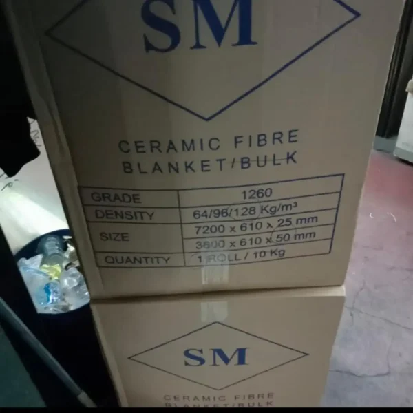 Ceramic Fiber Blanket Insulation 1260°C (Density 128Kg)
