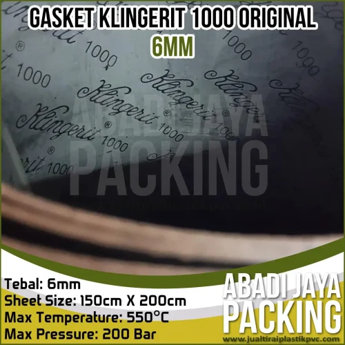 Gasket Klingrit 1000 0.8mm Original