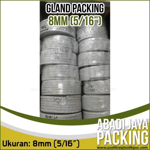 Remes Packing / Gland Packing Asbes Teflon 8mm (5/16″) Rollan