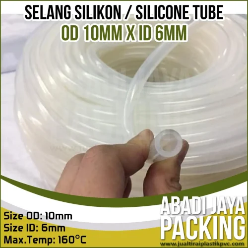 Selang Silikon (Silicone Tube Od 10mm X Id 6mm)