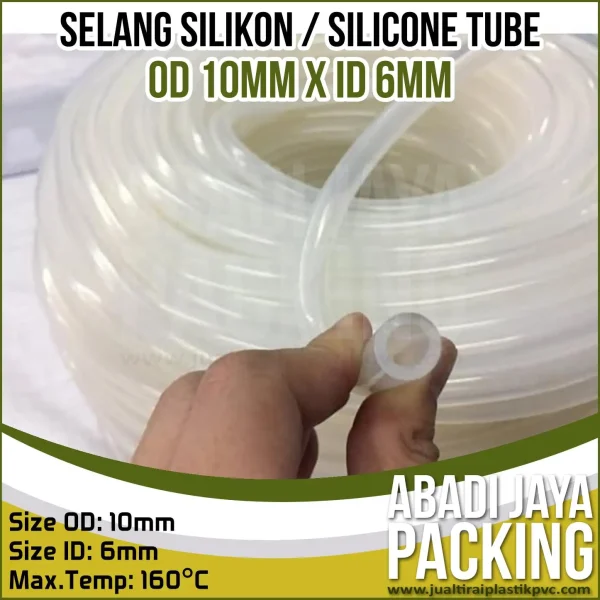 Selang Silikon (Silicone Tube Od 10mm X Id 6mm)