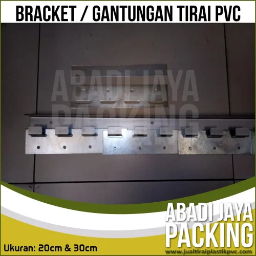 Bracket/Brecket Gantungan Tirai PVC Stainless