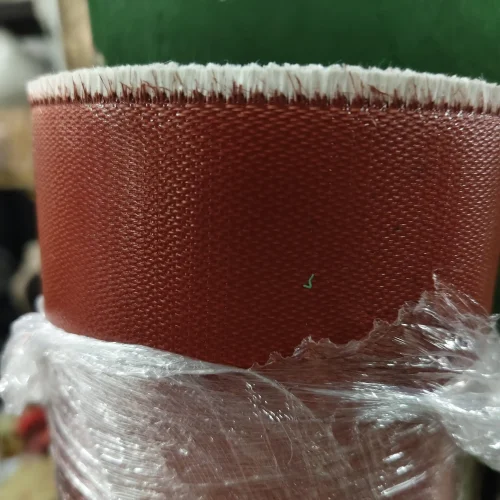 Fiberglass Cloth Coated Red 1mm / Fiber Silicon Kain Merah 1mm
