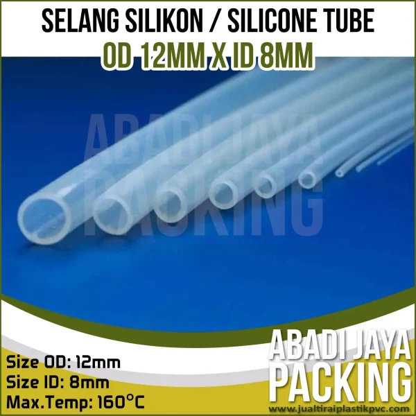 Selang Silicone Od 12mm X Id 8mm