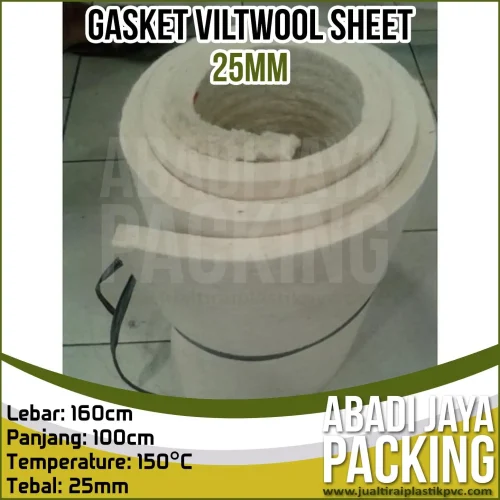 Gasket Vilt Wool Sheet 25mm / Laken