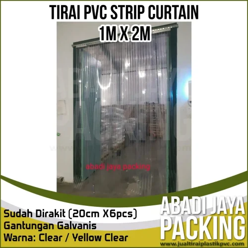 Tirai PVC Strip Curtain Ukuran 2M X 2,5M