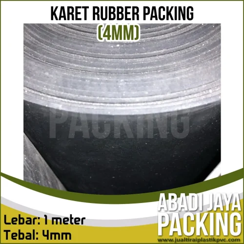 Karet Rubber Inserton Packing 4mm / Karet Benang 4mm 1Ply