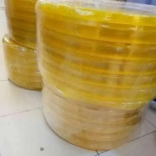 Tirai PVC Curtain / Tirai Plastik Yellow Ribbed 30cm X 3mm Yellow