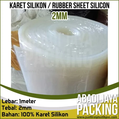 Karet Silicon / Rubber Sheet Silicon 2mm